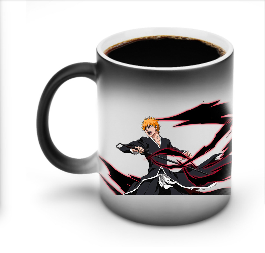 （画像用） ブリーチ 黒崎一護（くろさき いちご）BLEACH Kurosaki Ichigo 温度変色マグカップ