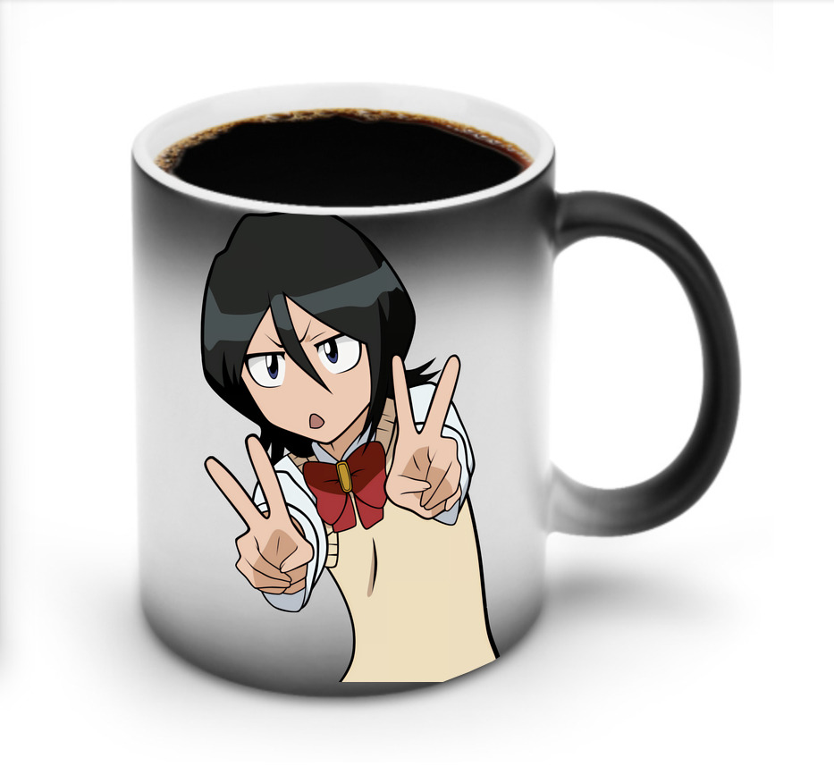 （画像用） ブリーチ 朽木ルキア BLEACH Kuchiki Rukia 温度変色マグカップ
