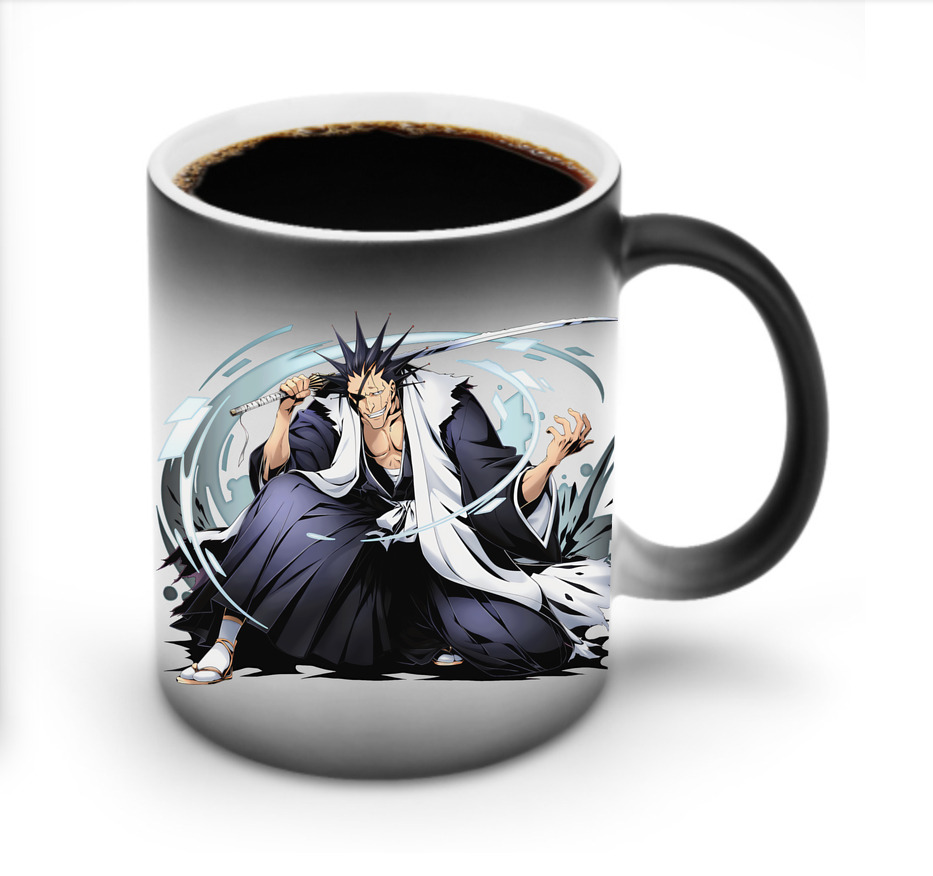 （画像用） ブリーチ ざらき けんぱち BLEACH Zaraki Kenpachi 温度変色マグカップ