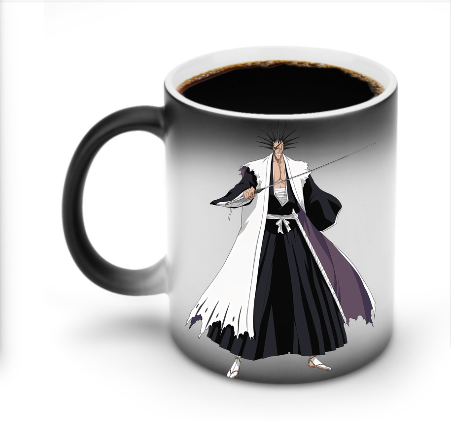 （画像用） ブリーチ ざらき けんぱち BLEACH Zaraki Kenpachi 温度変色マグカップ