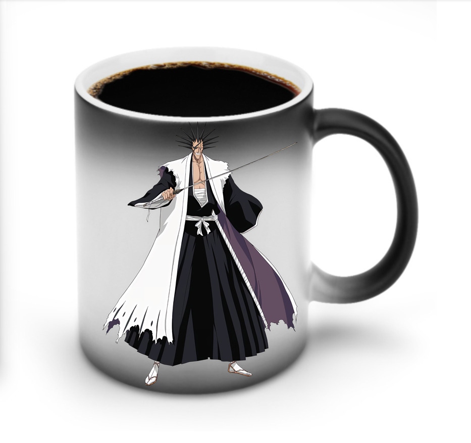（画像用） ブリーチ ざらき けんぱち BLEACH Zaraki Kenpachi 温度変色マグカップ