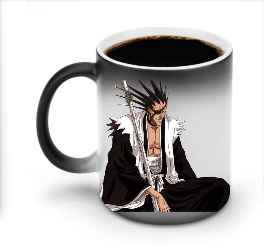 （画像用） ブリーチ ざらき けんぱち BLEACH Zaraki Kenpachi 温度変色マグカップ
