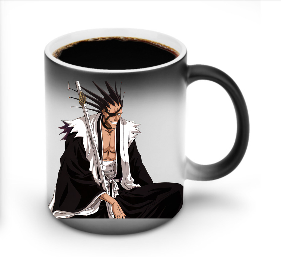 （画像用） ブリーチ ざらき けんぱち BLEACH Zaraki Kenpachi 温度変色マグカップ