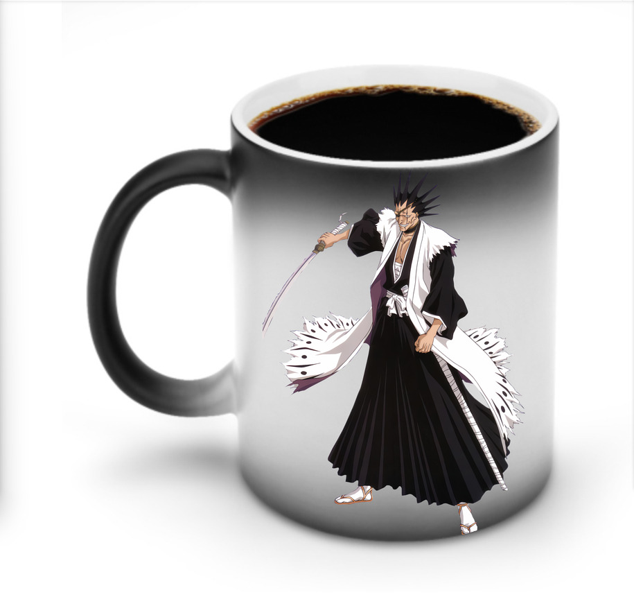 （画像用） ブリーチ ざらき けんぱち BLEACH Zaraki Kenpachi 温度変色マグカップ