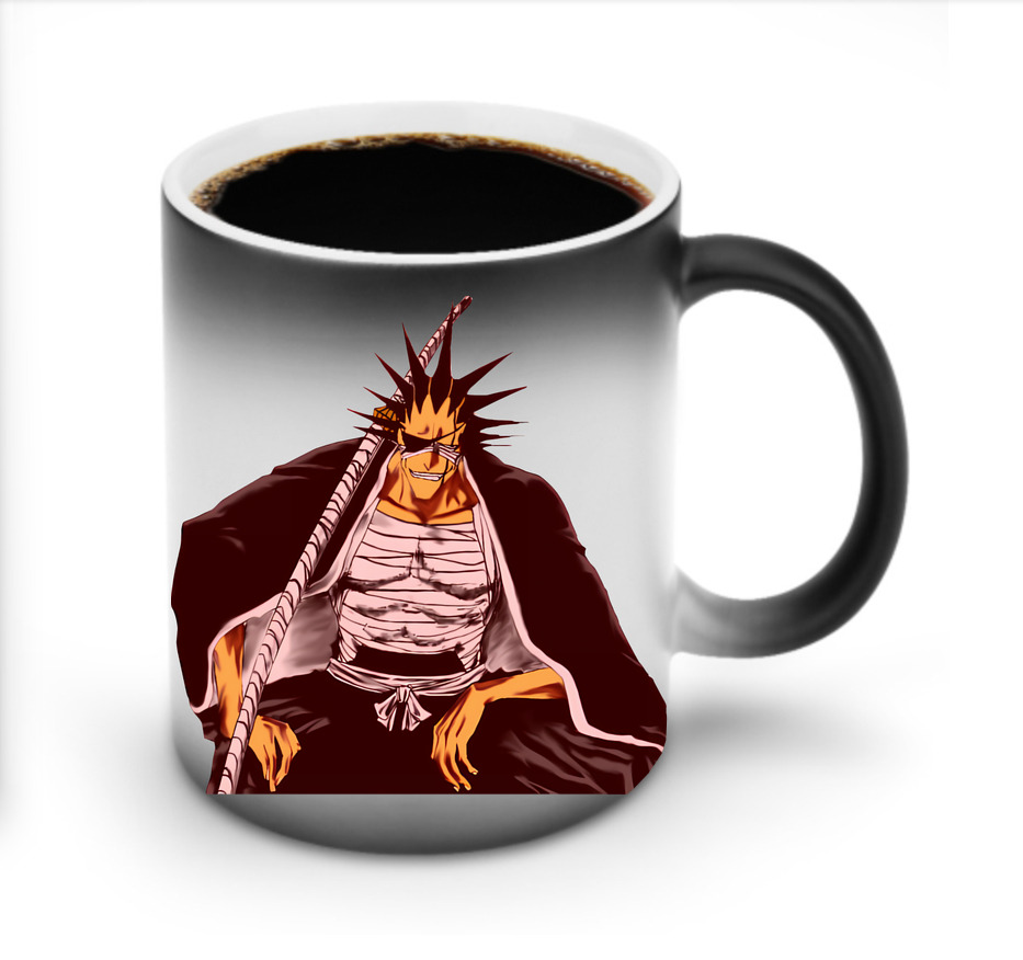 （画像用） ブリーチ ざらき けんぱち BLEACH Zaraki Kenpachi 温度変色マグカップ