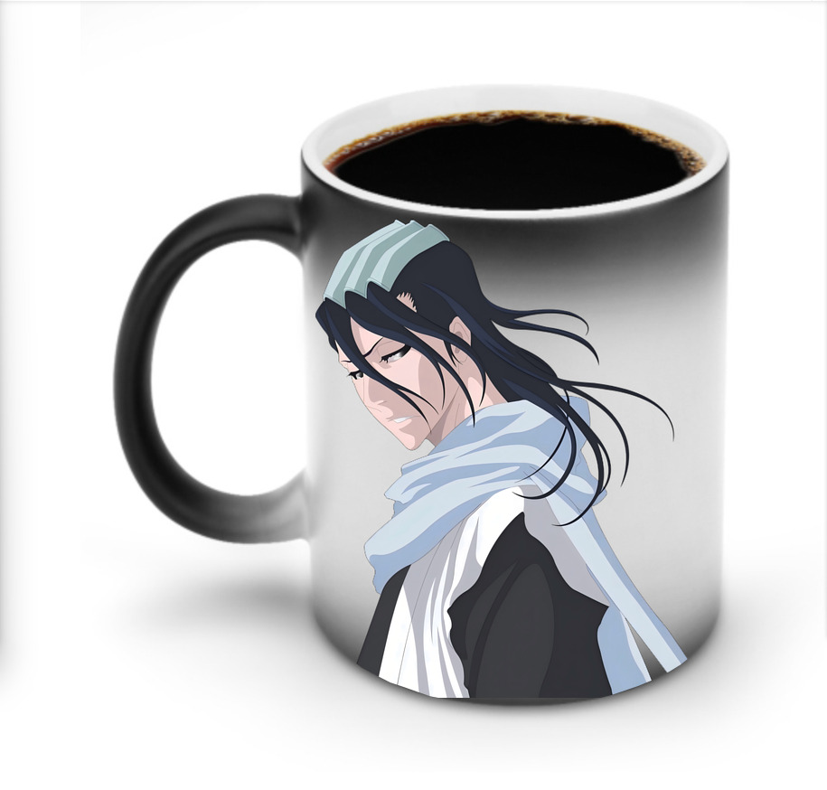 （画像用） ブリーチ くちき びゃくや BLEACH Kuchiki Byakuya 温度変色マグカップ