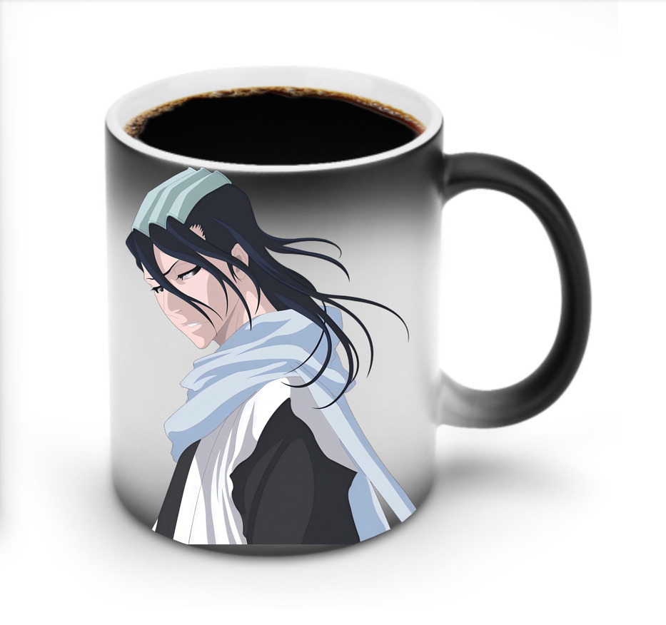 （画像用） ブリーチ くちき びゃくや BLEACH Kuchiki Byakuya 温度変色マグカップ