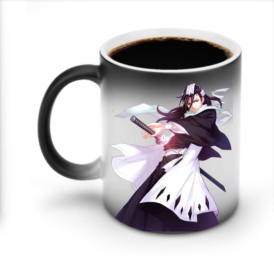 （画像用） ブリーチ くちき びゃくや BLEACH Kuchiki Byakuya 温度変色マグカップ