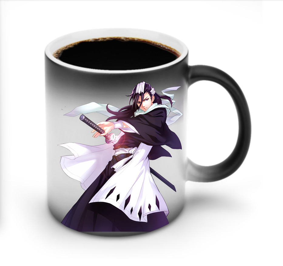 （画像用） ブリーチ くちき びゃくや BLEACH Kuchiki Byakuya 温度変色マグカップ