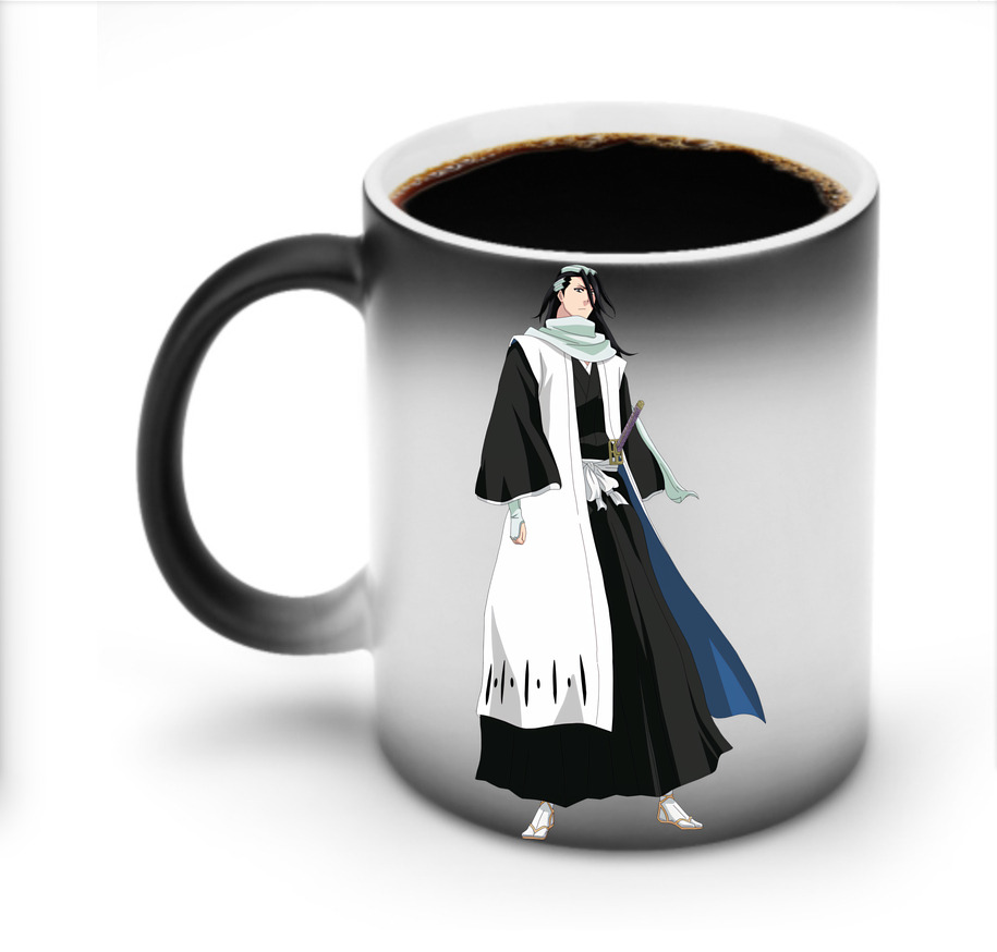 （画像用） ブリーチ くちき びゃくや BLEACH Kuchiki Byakuya 温度変色マグカップ