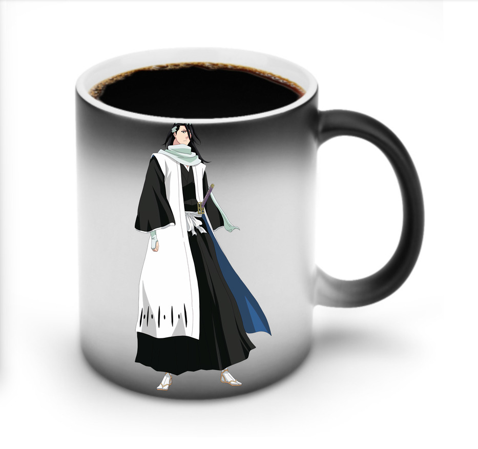（画像用） ブリーチ くちき びゃくや BLEACH Kuchiki Byakuya 温度変色マグカップ