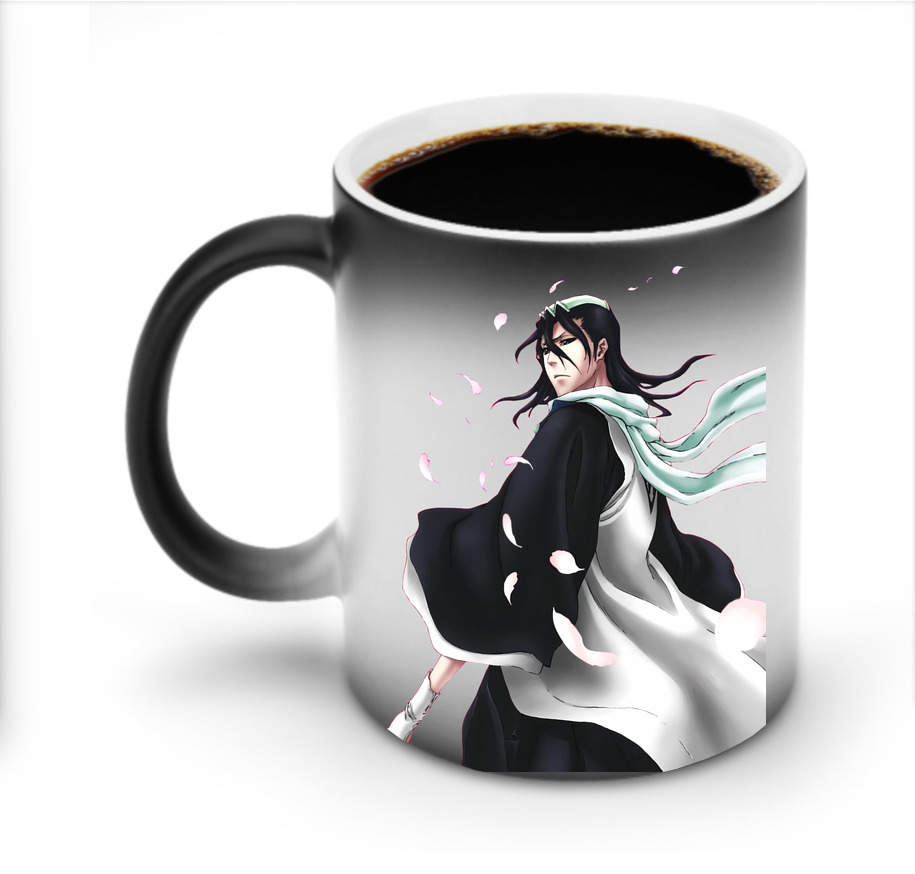 （画像用） ブリーチ くちき びゃくや BLEACH Kuchiki Byakuya 温度変色マグカップ