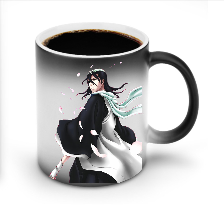 （画像用） ブリーチ くちき びゃくや BLEACH Kuchiki Byakuya 温度変色マグカップ