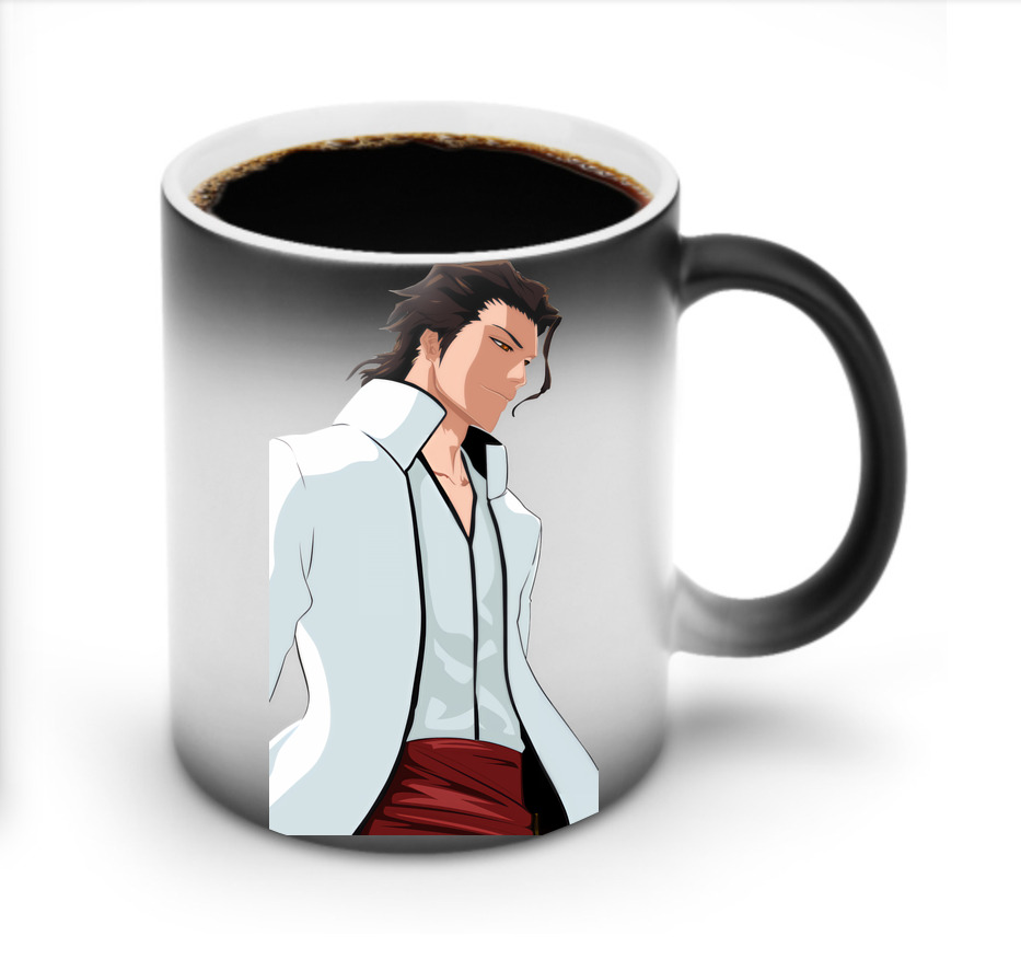 （画像用） ブリーチ 藍染 惣右介（あいぜん そうすけ） BLEACH Aizen Sousuke 温度変色マグカップ