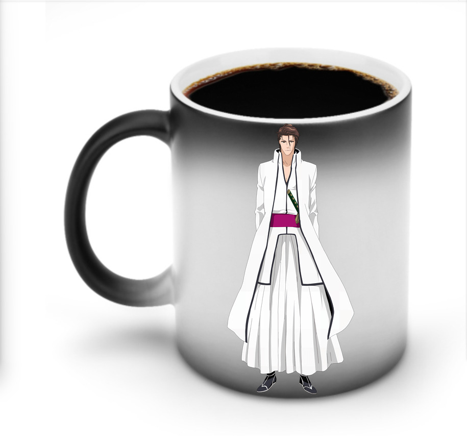 （画像用） ブリーチ 藍染 惣右介（あいぜん そうすけ） BLEACH Aizen Sousuke 温度変色マグカップ