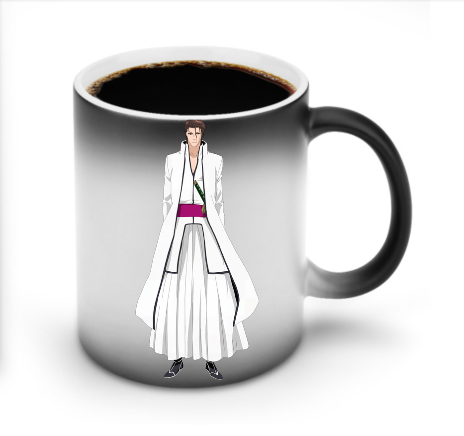 （画像用） ブリーチ 藍染 惣右介（あいぜん そうすけ） BLEACH Aizen Sousuke 温度変色マグカップ