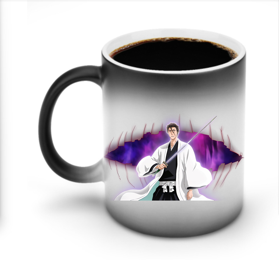 （画像用） ブリーチ 藍染 惣右介（あいぜん そうすけ） BLEACH Aizen Sousuke 温度変色マグカップ
