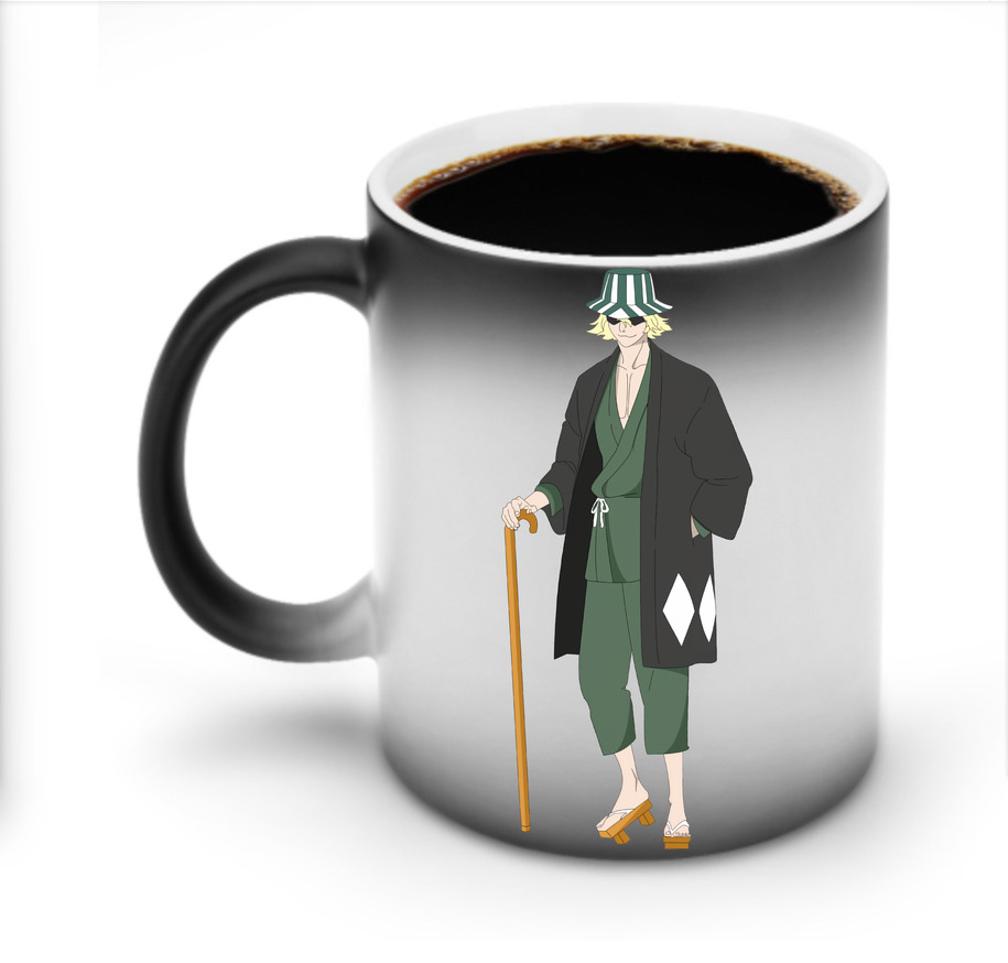 （画像用） "ブリーチ 浦原 喜助（うらはら きすけ） BLEACH Urahara Kisuke " 温度変色マグカップ