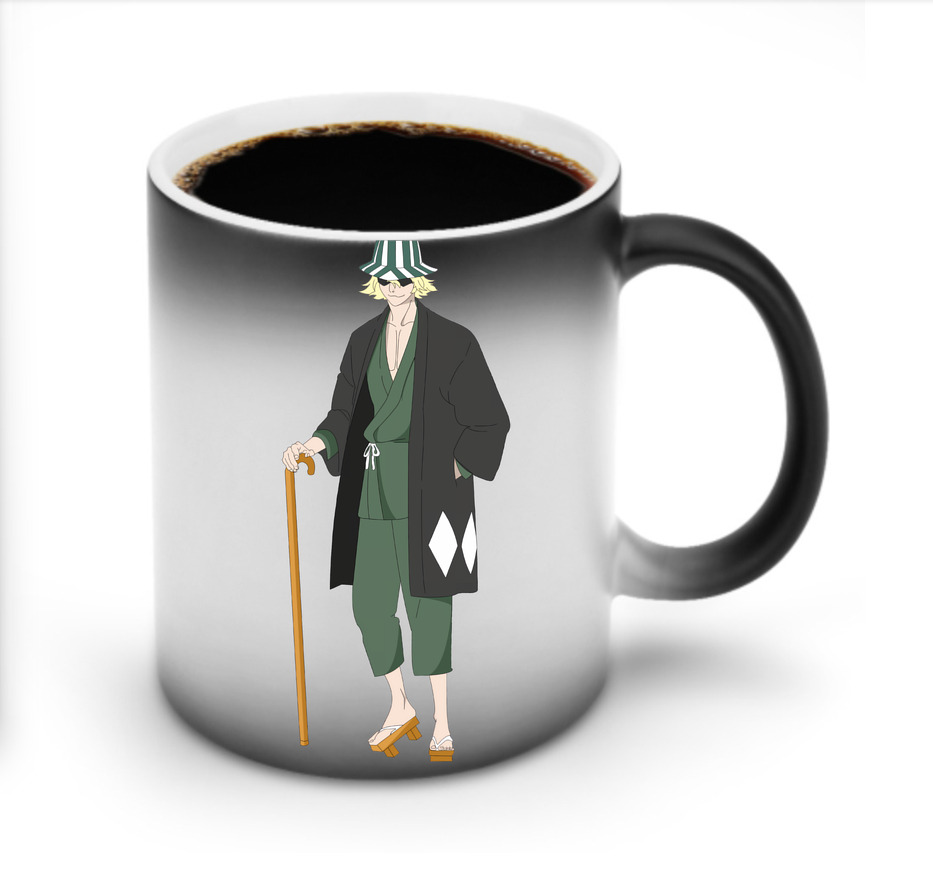 （画像用） "ブリーチ 浦原 喜助（うらはら きすけ） BLEACH Urahara Kisuke " 温度変色マグカップ