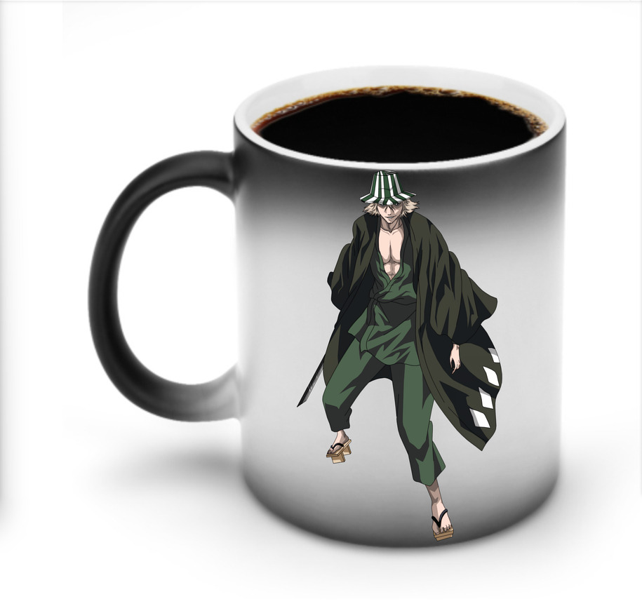 （画像用） "ブリーチ 浦原 喜助（うらはら きすけ） BLEACH Urahara Kisuke " 温度変色マグカップ