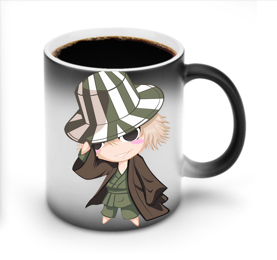 （画像用） "ブリーチ 浦原 喜助（うらはら きすけ） BLEACH Urahara Kisuke " 温度変色マグカップ