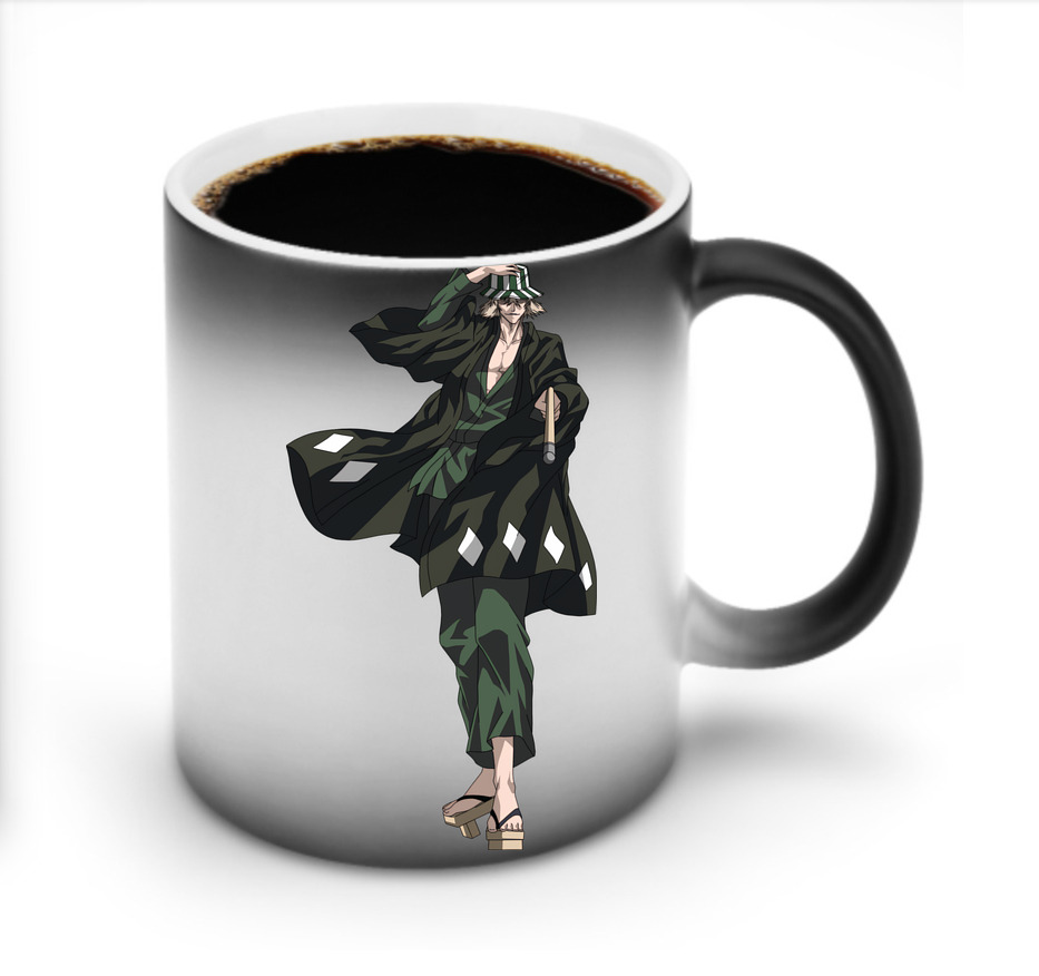 （画像用） "ブリーチ 浦原 喜助（うらはら きすけ） BLEACH Urahara Kisuke " 温度変色マグカップ