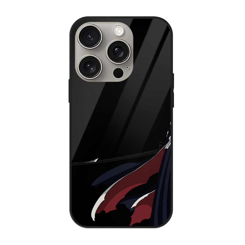 （画像用） ブリーチ 黒崎一護（くろさき いちご）BLEACH Kurosaki Ichigo 【iPhone15Pro対応】スマホケース 耐衝撃＆黄変防止 背面ガラス