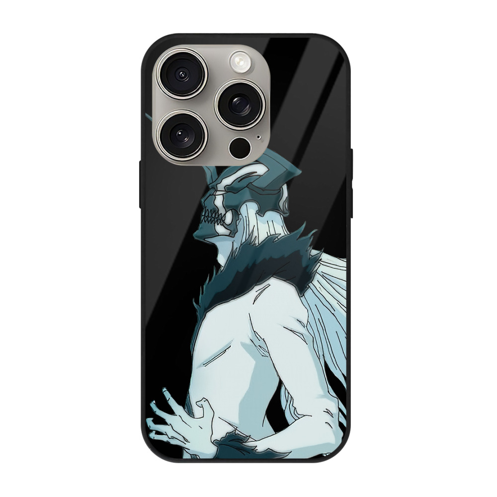ブリーチ 黒崎一護（くろさき いちご）BLEACH Kurosaki Ichigo 【iPhone15Pro対応】スマホケース 耐衝撃＆黄変防止 背面ガラス