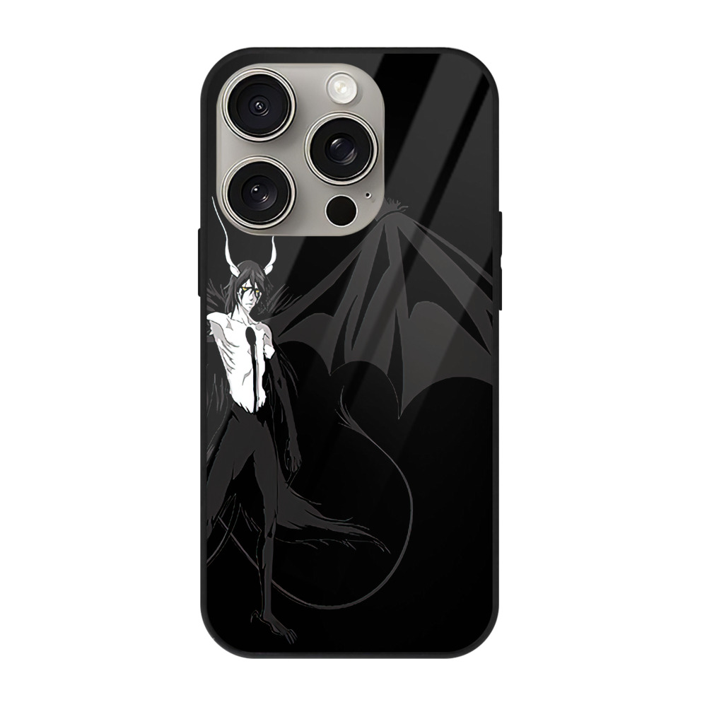 （画像用） ブリーチ ウルキオラ·シファー BLEACH Ulquiorra cifer 【iPhone15Pro対応】スマホケース 耐衝撃＆黄変防止 背面ガラス