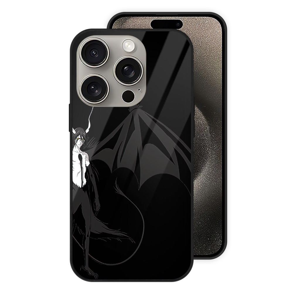 （画像用） ブリーチ ウルキオラ·シファー BLEACH Ulquiorra cifer 【iPhone15Pro対応】スマホケース 耐衝撃＆黄変防止 背面ガラス