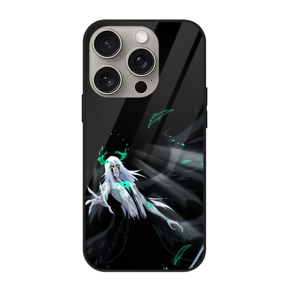 （画像用） ブリーチ ウルキオラ·シファー BLEACH Ulquiorra cifer 【iPhone15Pro対応】スマホケース 耐衝撃＆黄変防止 背面ガラス
