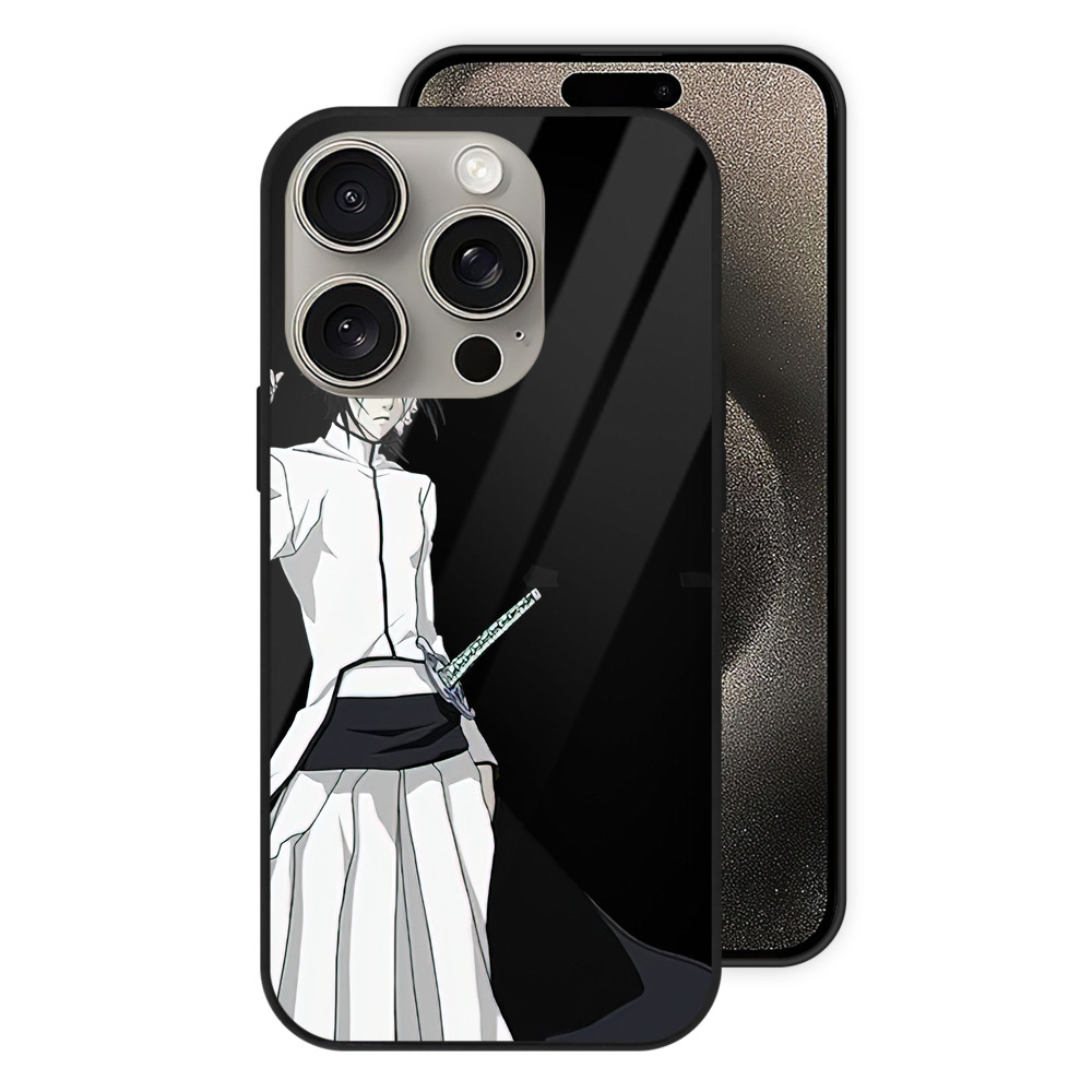 （画像用） ブリーチ ウルキオラ·シファー BLEACH Ulquiorra cifer 【iPhone15Pro対応】スマホケース 耐衝撃＆黄変防止 背面ガラス
