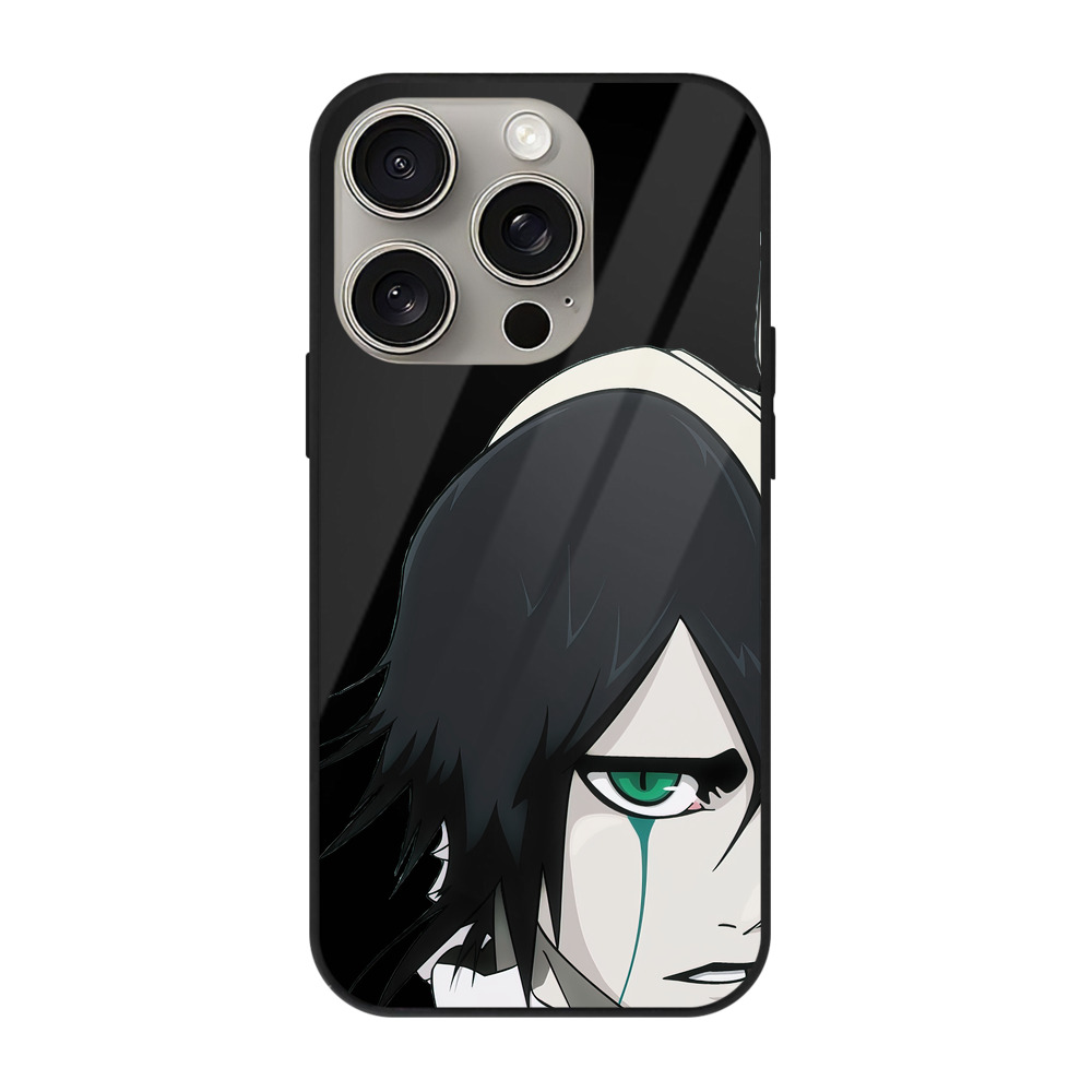 （画像用） ブリーチ ウルキオラ·シファー BLEACH Ulquiorra cifer 【iPhone15Pro対応】スマホケース 耐衝撃＆黄変防止 背面ガラス