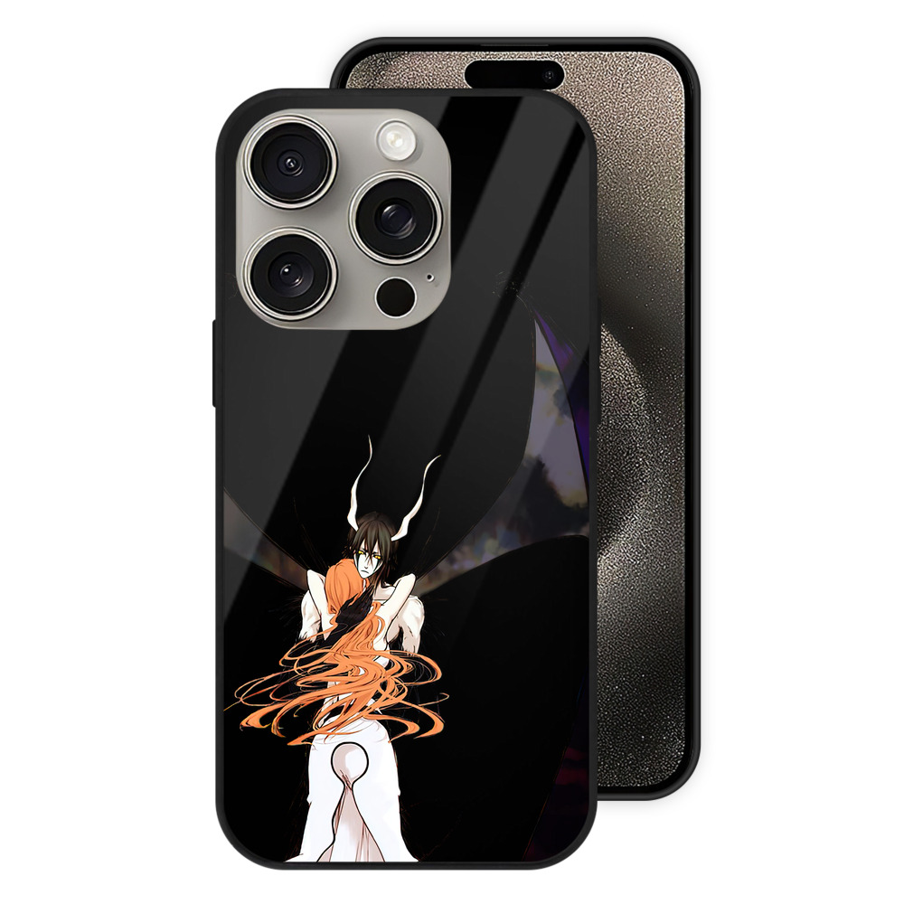 （画像用） ブリーチ ウルキオラ·シファー BLEACH Ulquiorra cifer 【iPhone15Pro対応】スマホケース 耐衝撃＆黄変防止 背面ガラス