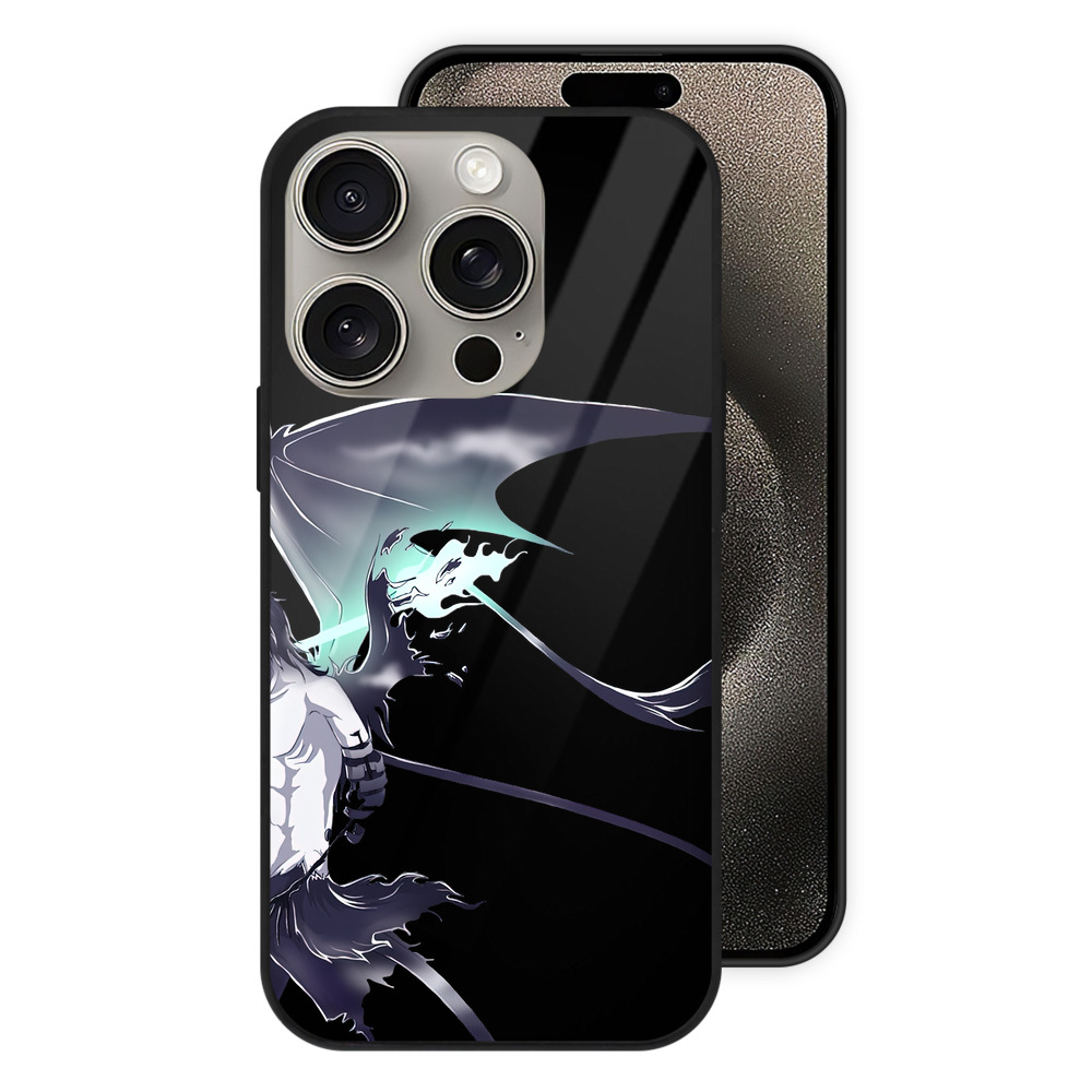 （画像用） ブリーチ ウルキオラ·シファー BLEACH Ulquiorra cifer 【iPhone15Pro対応】スマホケース 耐衝撃＆黄変防止 背面ガラス