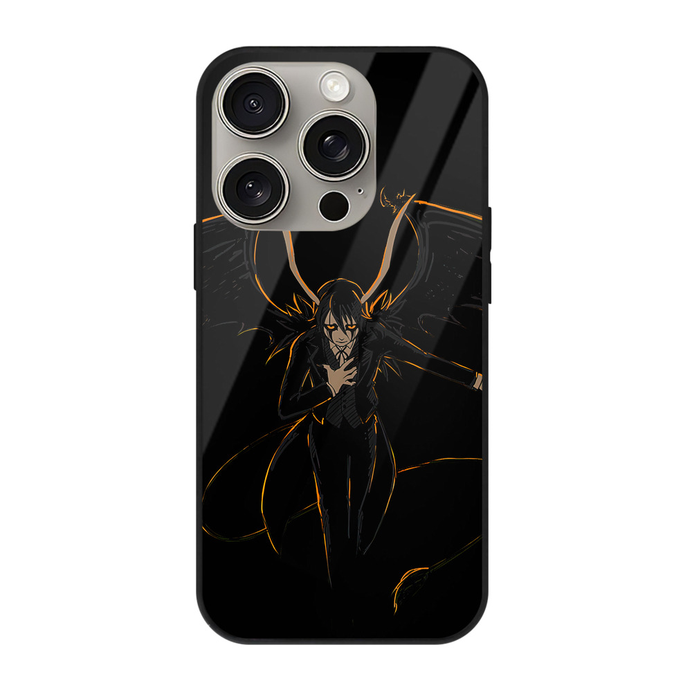 （画像用） ブリーチ ウルキオラ·シファー BLEACH Ulquiorra cifer 【iPhone15Pro対応】スマホケース 耐衝撃＆黄変防止 背面ガラス