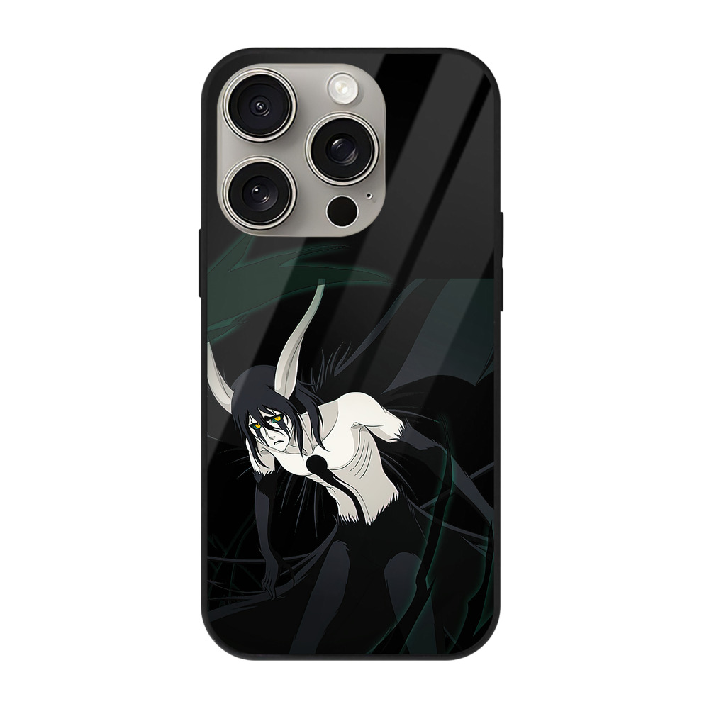 （画像用） ブリーチ ウルキオラ·シファー BLEACH Ulquiorra cifer 【iPhone15Pro対応】スマホケース 耐衝撃＆黄変防止 背面ガラス