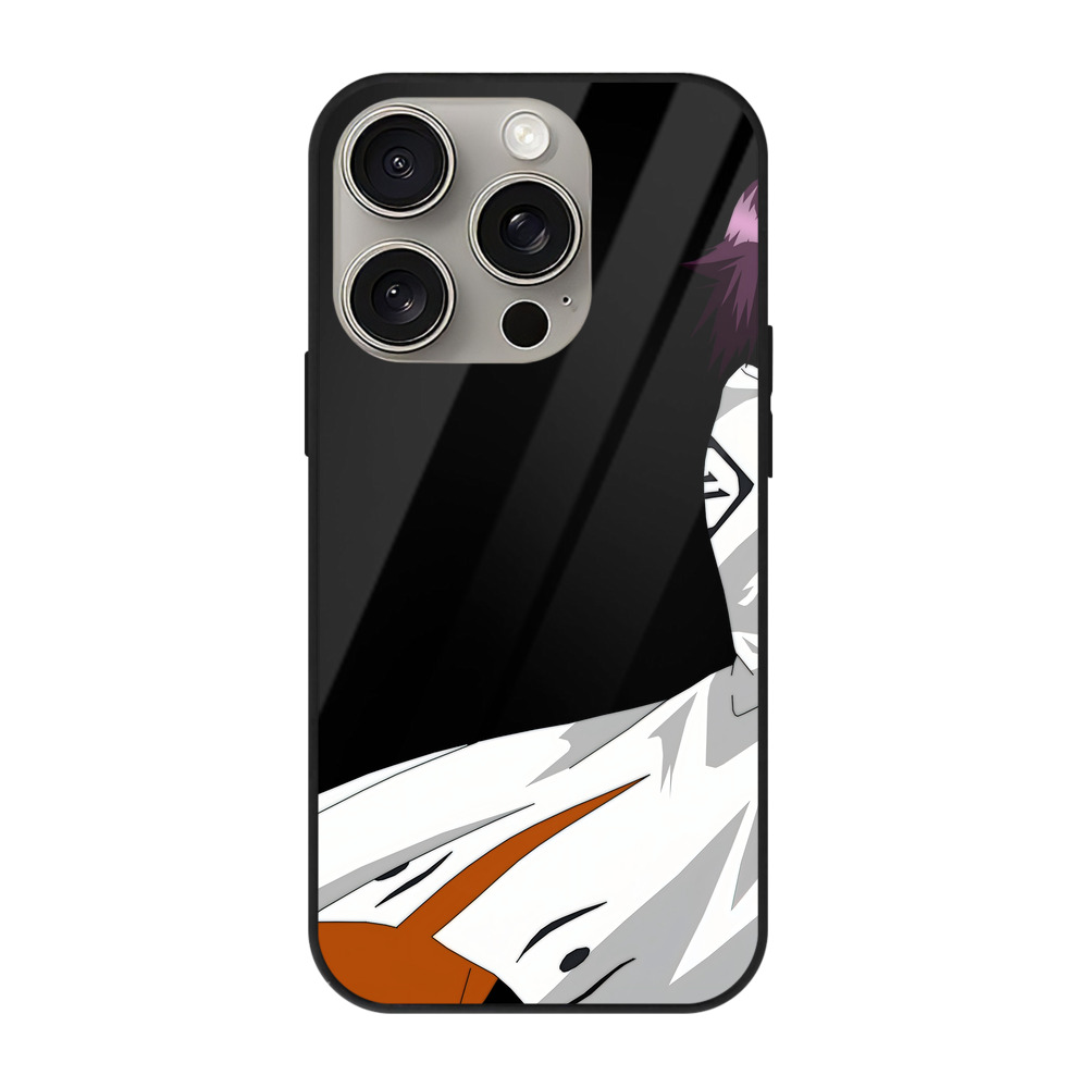 （画像用） ブリーチ 四楓院 夜一（しほういん よるいち） BLEACH Shihouin Yoruichi 【iPhone15Pro対応】スマホケース 耐衝撃＆黄変防止 背面ガラス
