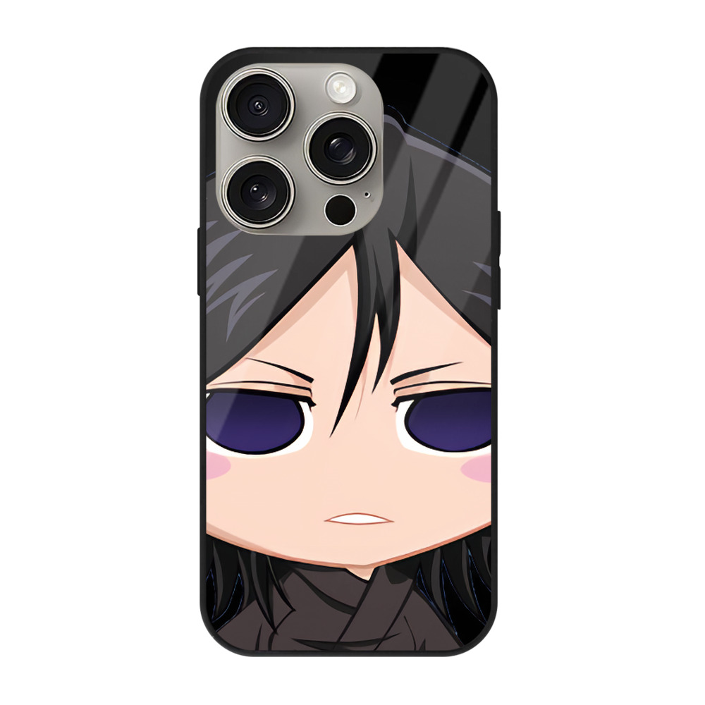 （画像用） ブリーチ 朽木ルキア BLEACH Kuchiki Rukia 【iPhone15Pro対応】スマホケース 耐衝撃＆黄変防止 背面ガラス
