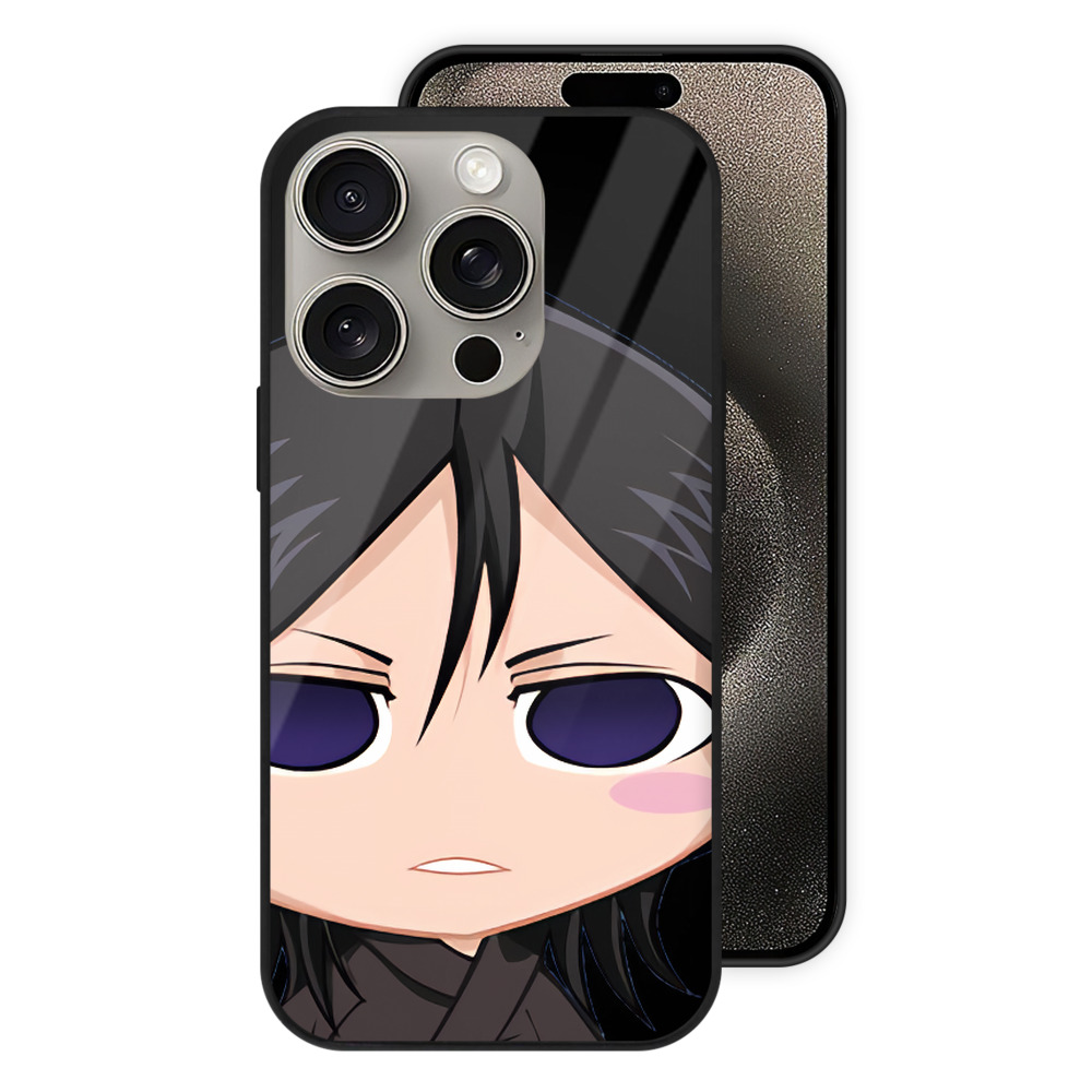 （画像用） ブリーチ 朽木ルキア BLEACH Kuchiki Rukia 【iPhone15Pro対応】スマホケース 耐衝撃＆黄変防止 背面ガラス