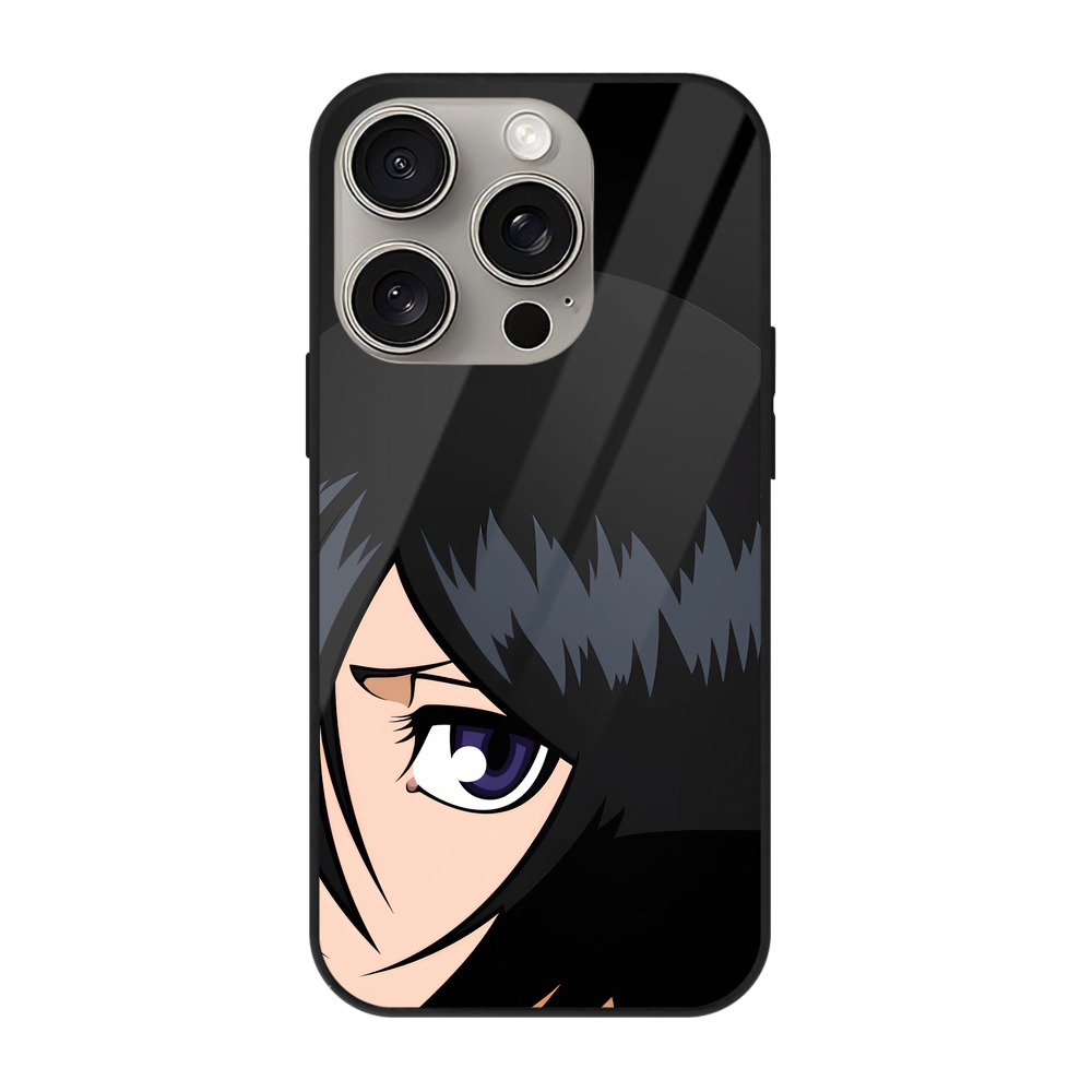 （画像用） ブリーチ 朽木ルキア BLEACH Kuchiki Rukia 【iPhone15Pro対応】スマホケース 耐衝撃＆黄変防止 背面ガラス