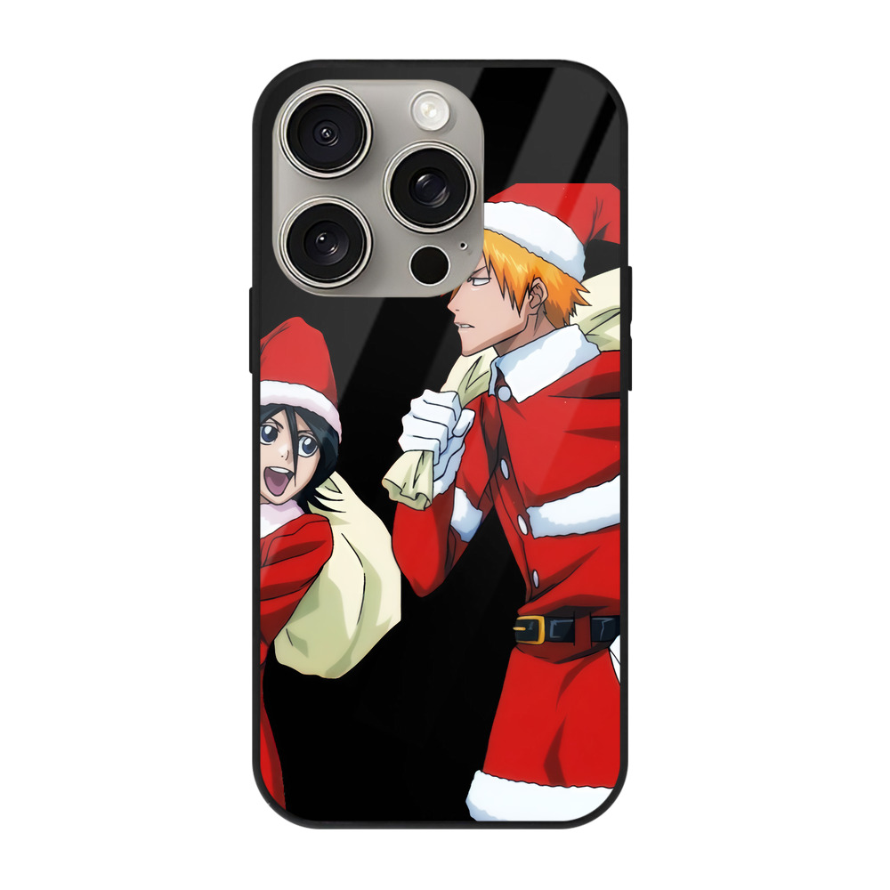 （画像用） ブリーチ 朽木ルキア BLEACH Kuchiki Rukia 【iPhone15Pro対応】スマホケース 耐衝撃＆黄変防止 背面ガラス