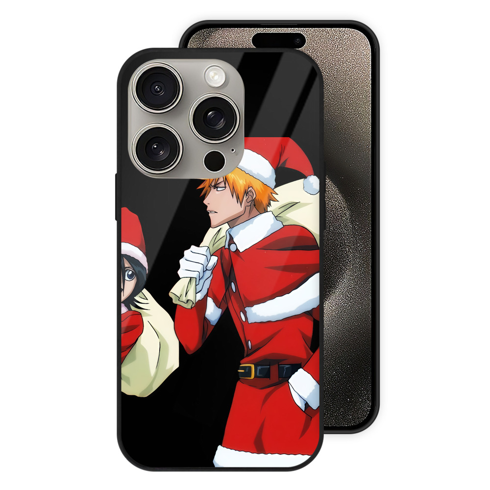 （画像用） ブリーチ 朽木ルキア BLEACH Kuchiki Rukia 【iPhone15Pro対応】スマホケース 耐衝撃＆黄変防止 背面ガラス