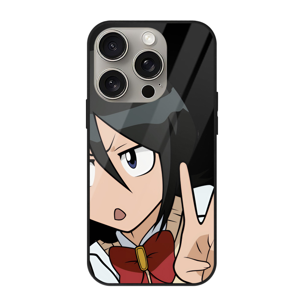 （画像用） ブリーチ 朽木ルキア BLEACH Kuchiki Rukia 【iPhone15Pro対応】スマホケース 耐衝撃＆黄変防止 背面ガラス