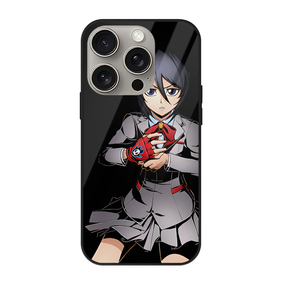 （画像用） ブリーチ 朽木ルキア BLEACH Kuchiki Rukia 【iPhone15Pro対応】スマホケース 耐衝撃＆黄変防止 背面ガラス