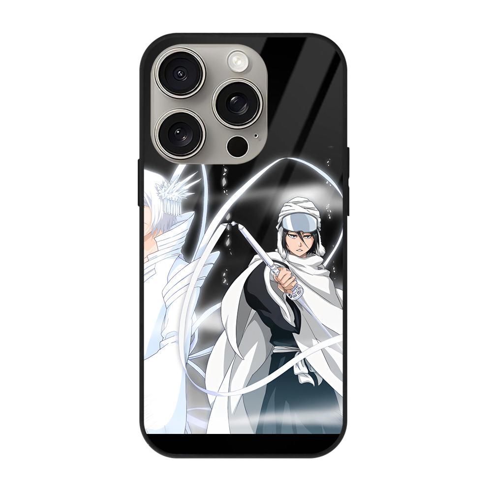 （画像用） ブリーチ 朽木ルキア BLEACH Kuchiki Rukia 【iPhone15Pro対応】スマホケース 耐衝撃＆黄変防止 背面ガラス
