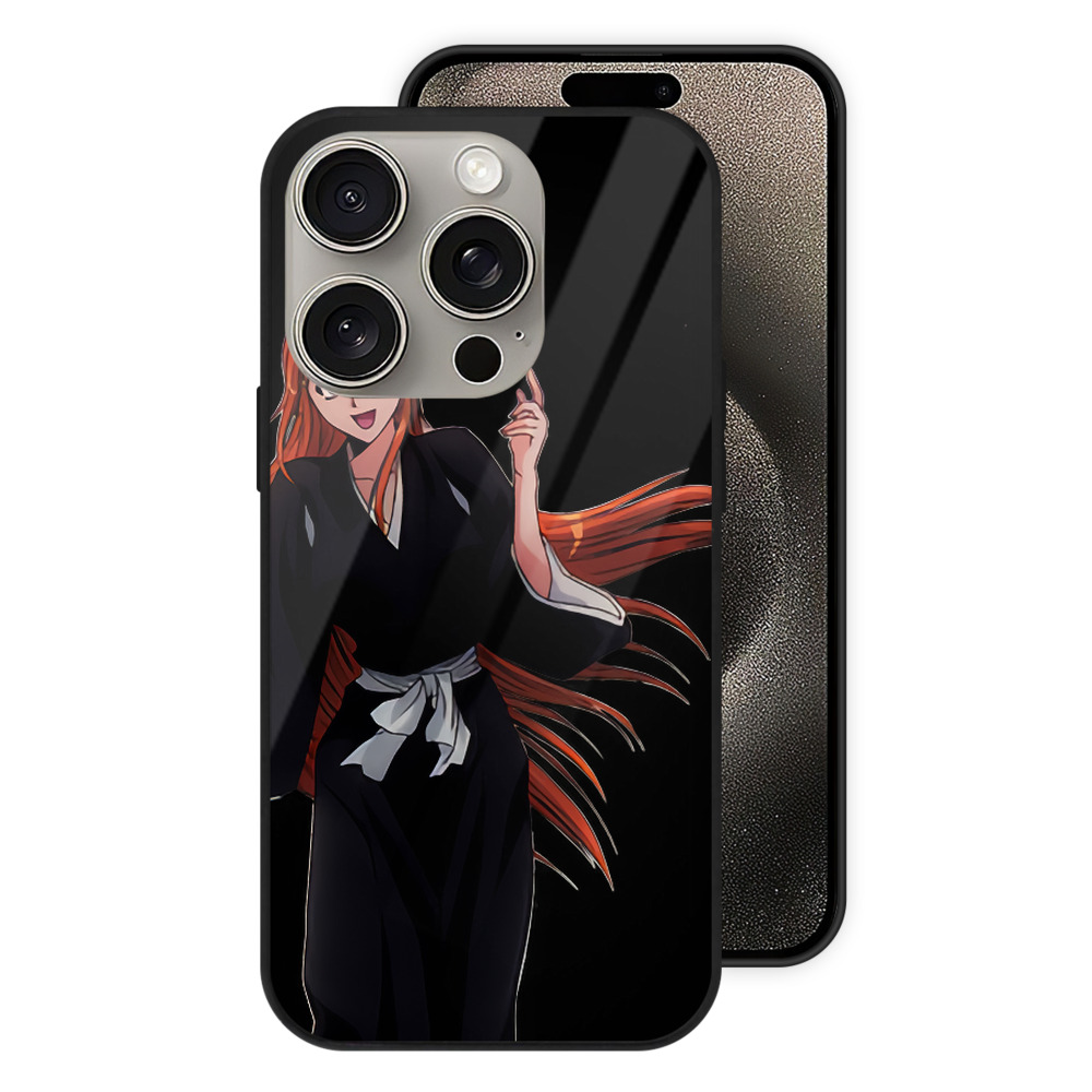 （画像用） ブリーチ 井上織姫（いのうえおりひめ） BLEACH Inoue Orihime 【iPhone15Pro対応】スマホケース 耐衝撃＆黄変防止 背面ガラス