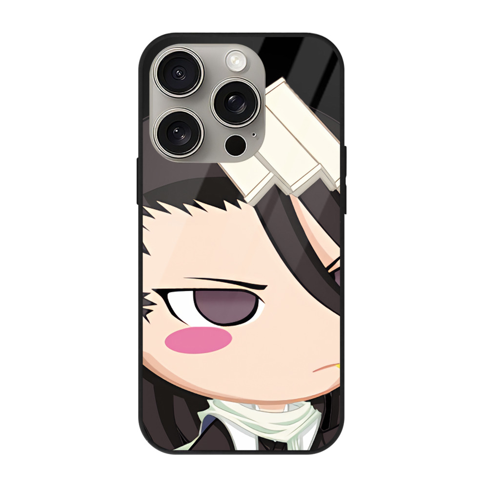 （画像用） ブリーチ くちき びゃくや BLEACH Kuchiki Byakuya 【iPhone15Pro対応】スマホケース 耐衝撃＆黄変防止 背面ガラス
