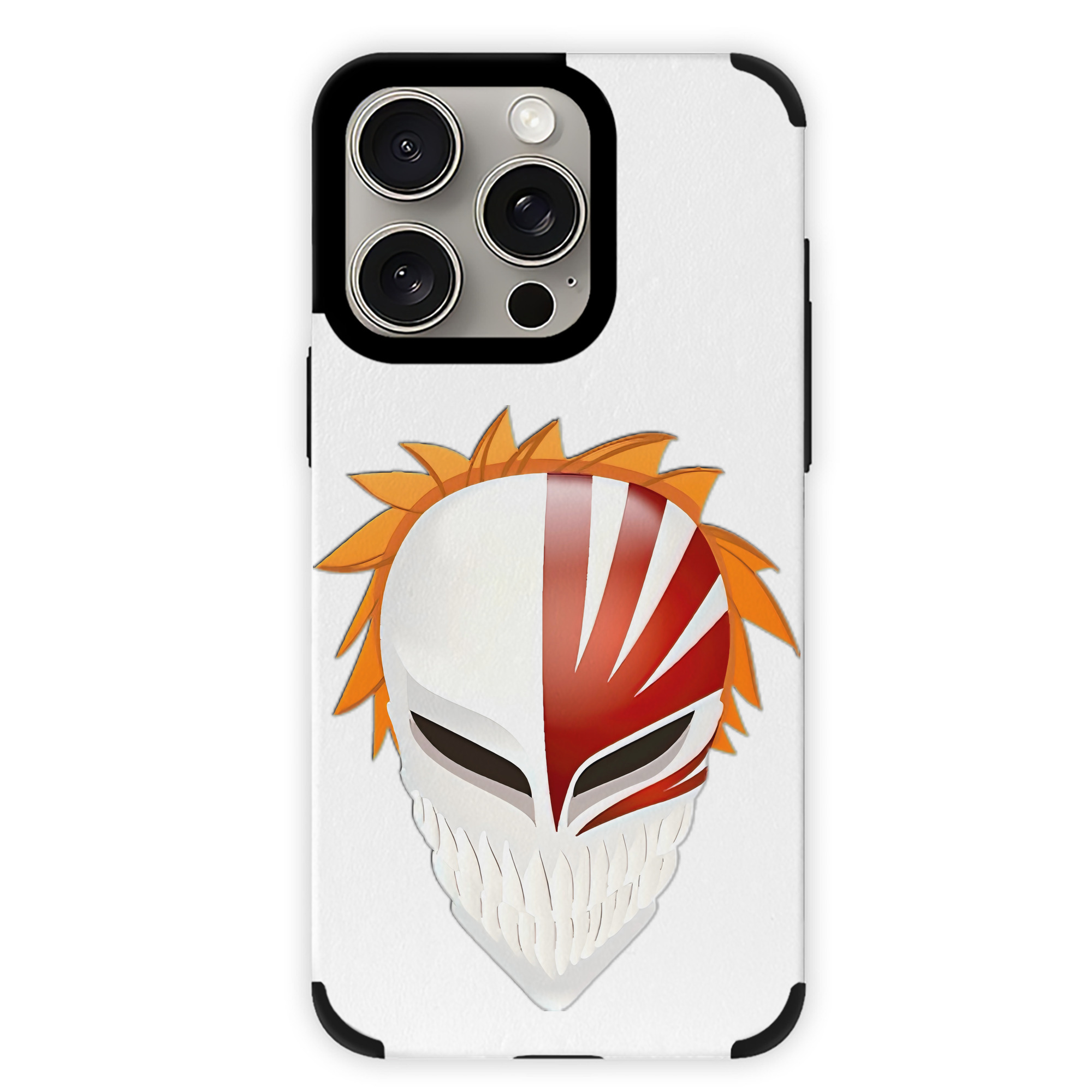 ブリーチ 黒崎一護（くろさき いちご）BLEACH Kurosaki Ichigo 【iPhone15ProMax対応】 PUレザー スマホケース 耐衝撃＆黄変防止