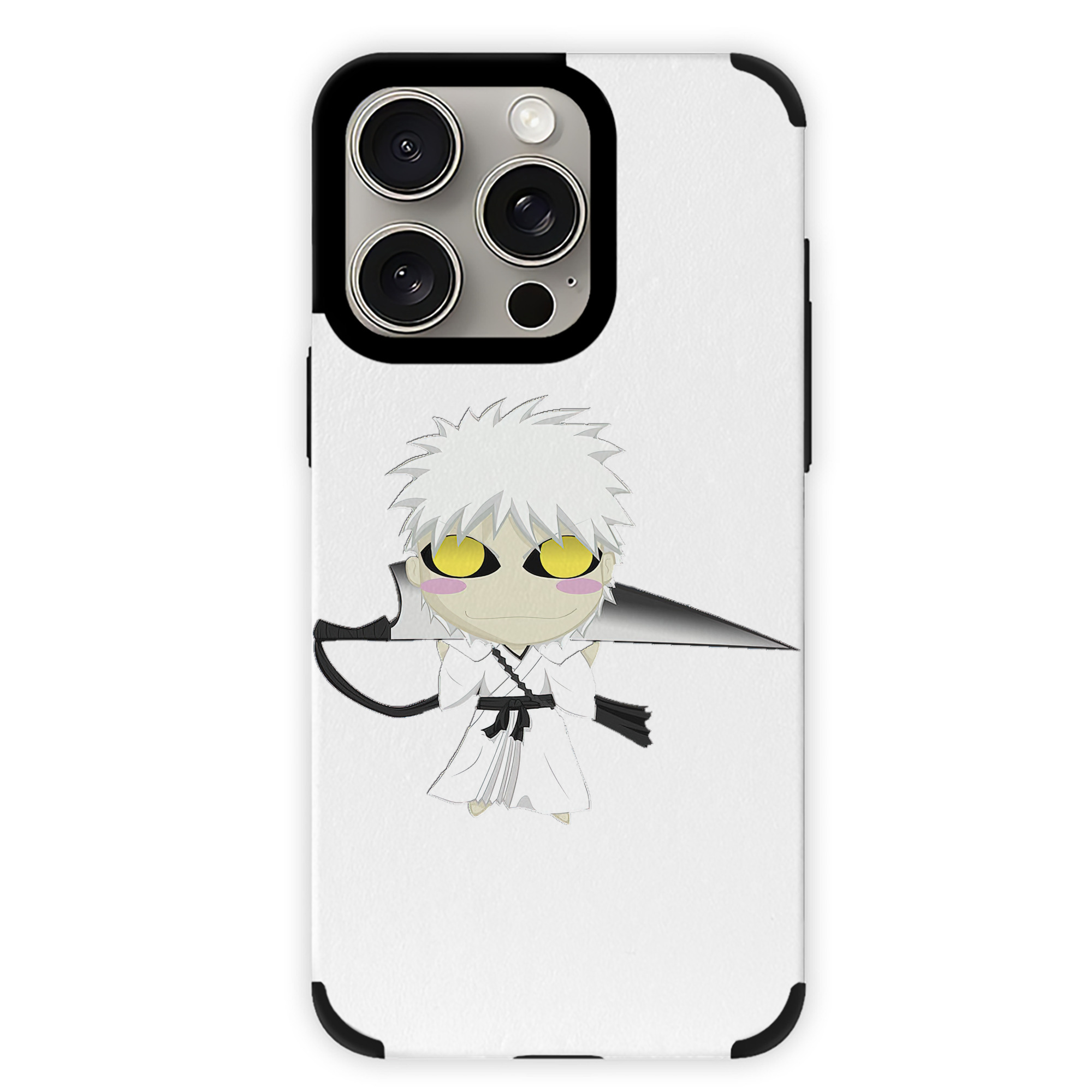 ブリーチ 黒崎一護（くろさき いちご）BLEACH Kurosaki Ichigo 【iPhone15ProMax対応】 PUレザー スマホケース 耐衝撃＆黄変防止